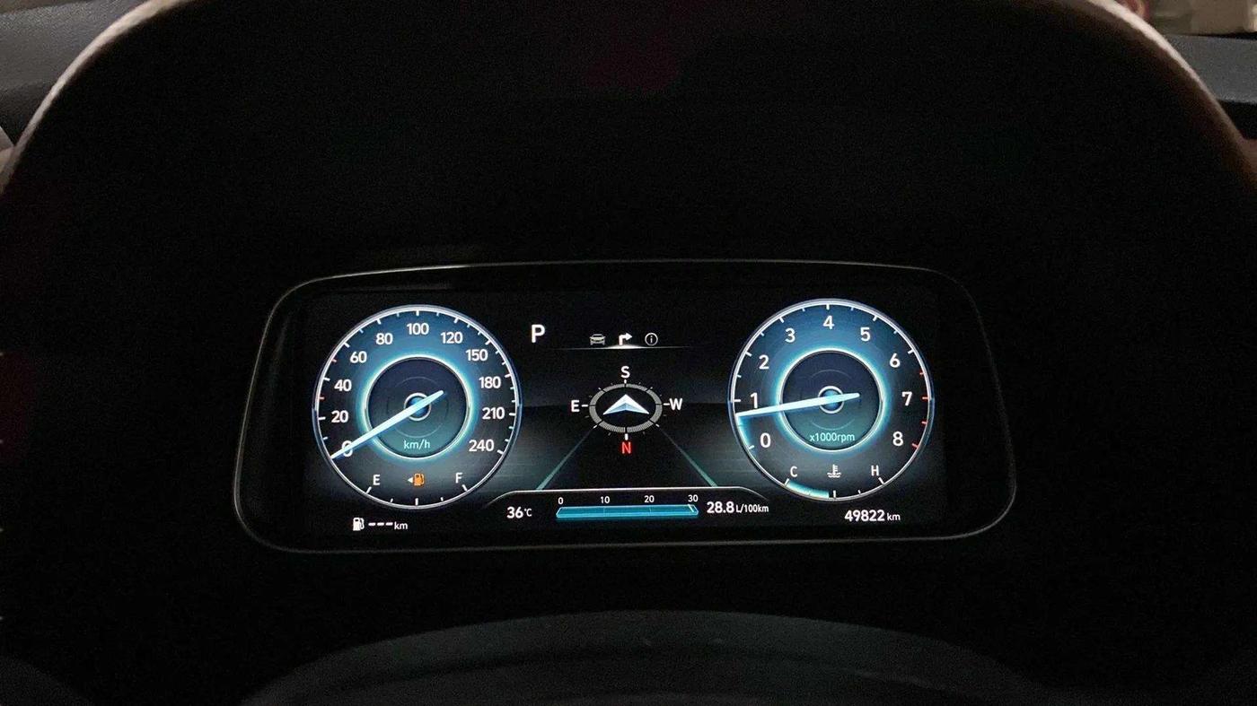 2021 Hyundai ALCAZAR PLATINUM (O) 6STR 2.0 AT, Petrol, Automatic, 49,941 km, Odometer Image