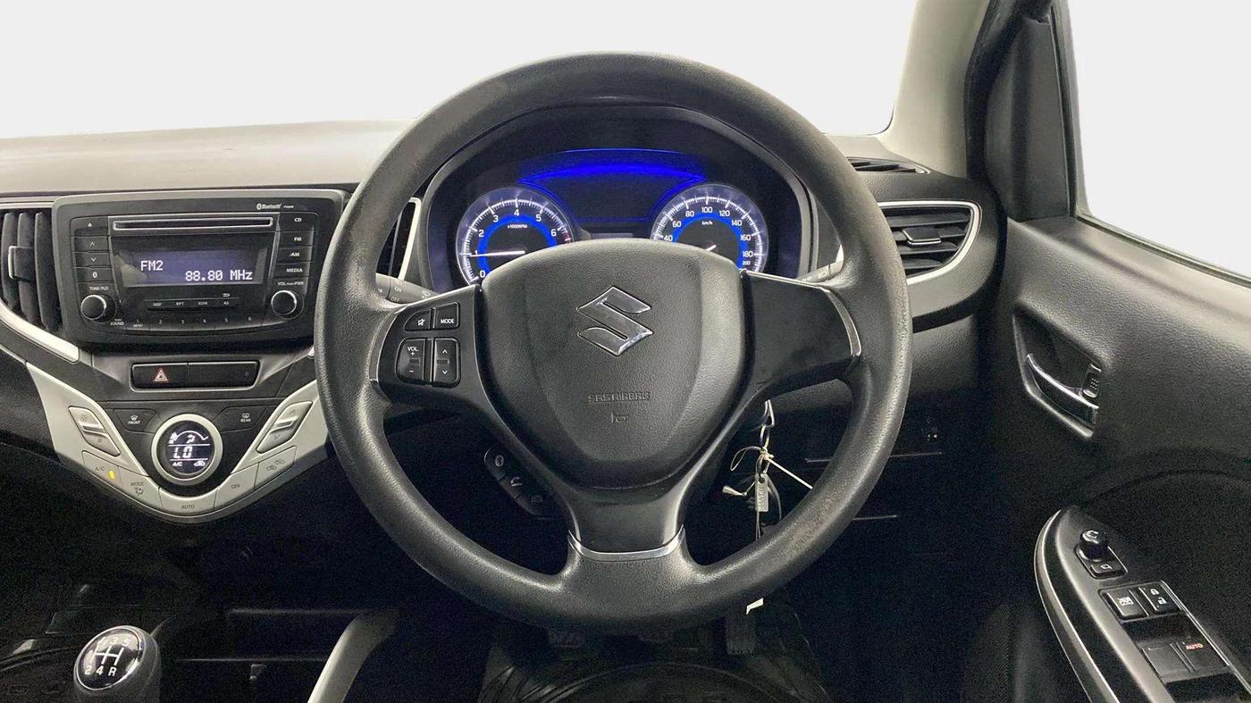 2018 Maruti Baleno DELTA PETROL 1.2, Petrol, Manual, 65,873 km, Steering Wheel Close Up