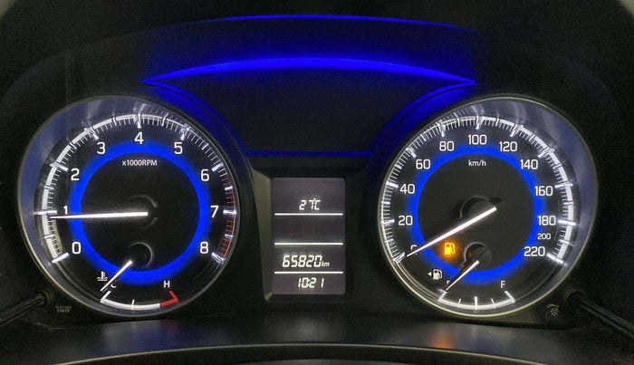2018 Maruti Baleno DELTA PETROL 1.2, Petrol, Manual, 65,813 km, Odometer Image