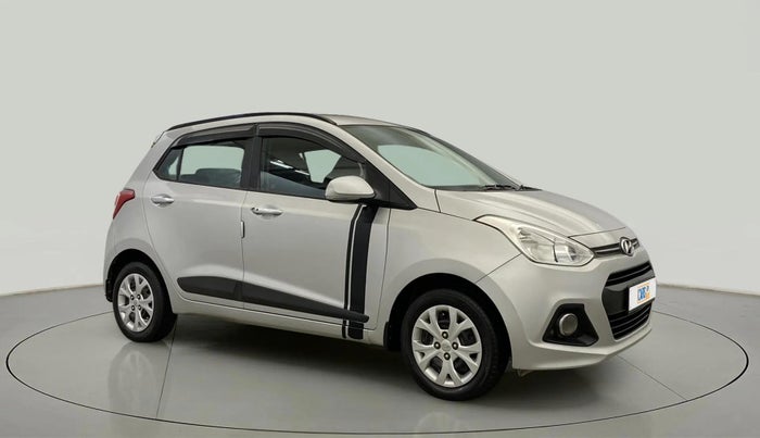2013 Hyundai Grand i10 SPORTZ 1.2 KAPPA VTVT, Petrol, Manual, 27,840 km, Right Front Diagonal