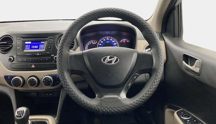 2013 Hyundai Grand i10 SPORTZ 1.2 KAPPA VTVT, Petrol, Manual, 27,840 km, Steering Wheel Close Up