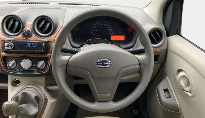 2015 Datsun Go T, Petrol, Manual, 20,168 km, Steering Wheel Close Up
