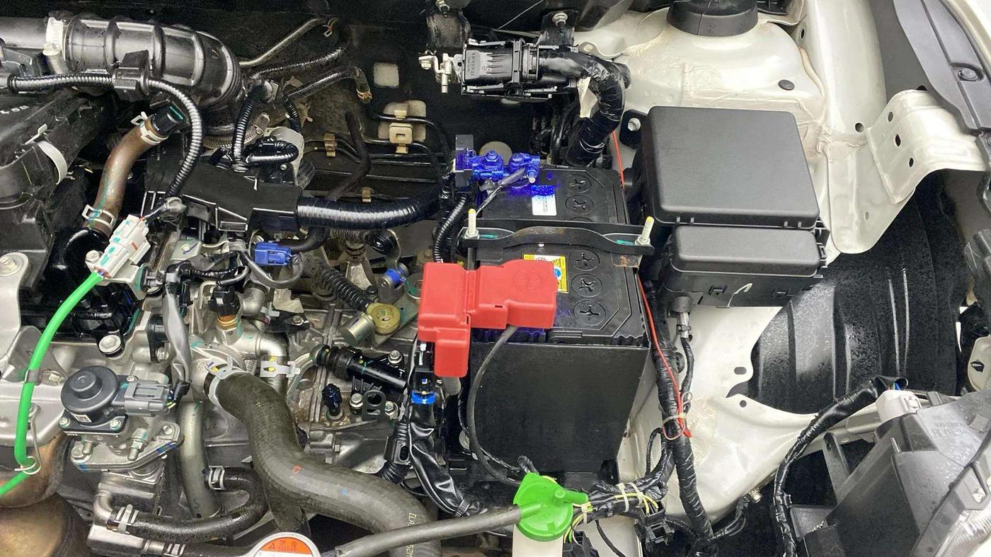 2022 Toyota Glanza G, Petrol, Manual, 22,431 km, Engine View - Left