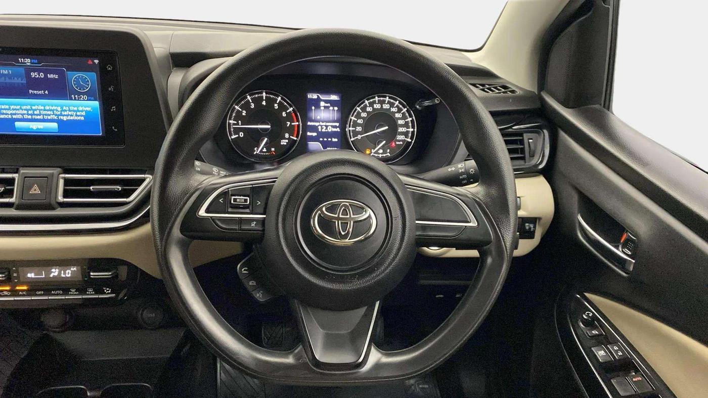 2022 Toyota Glanza G, Petrol, Manual, 22,431 km, Steering Wheel Close Up