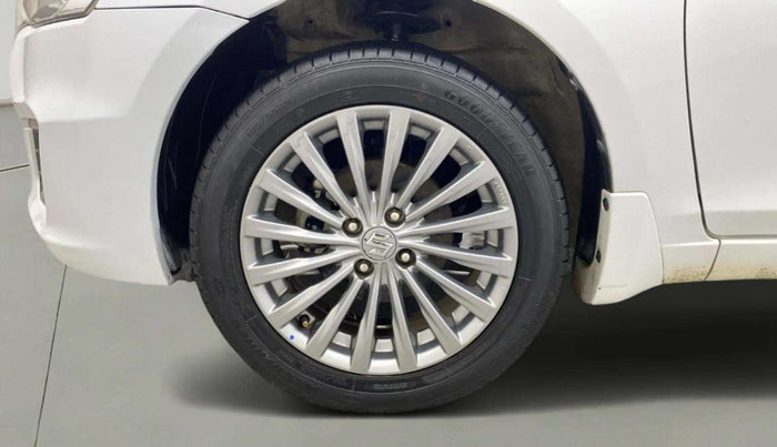 2017 Maruti Ciaz ALPHA  AT 1.4  PETROL, Petrol, Automatic, 23,677 km, Left Front Wheel