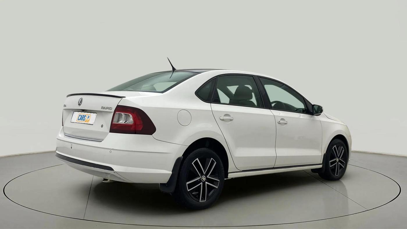 2021 Skoda Rapid STYLE AT TSI, Petrol, Automatic, 80,344 km, Right Back Diagonal