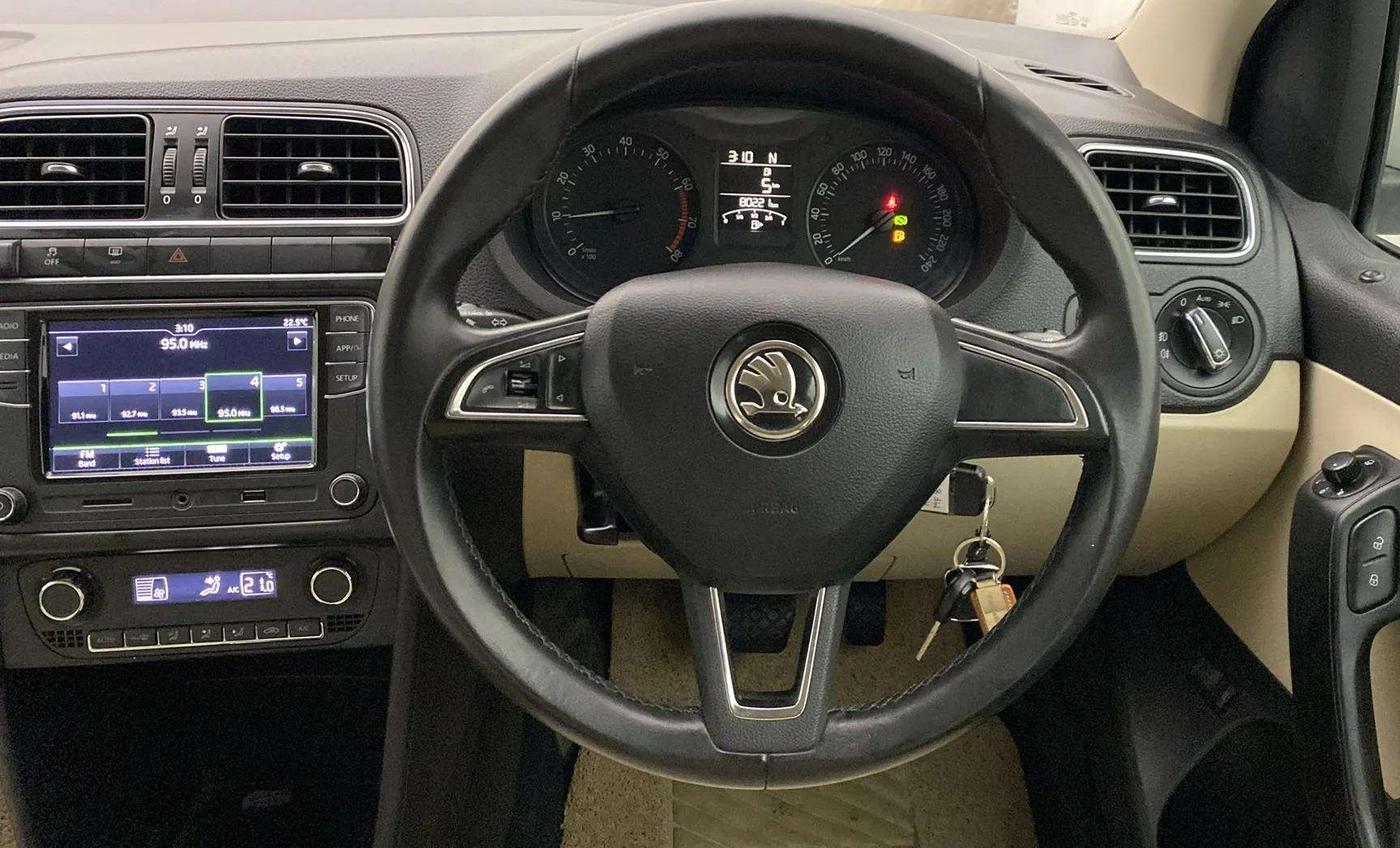 2021 Skoda Rapid STYLE AT TSI, Petrol, Automatic, 80,344 km, Steering Wheel Close Up