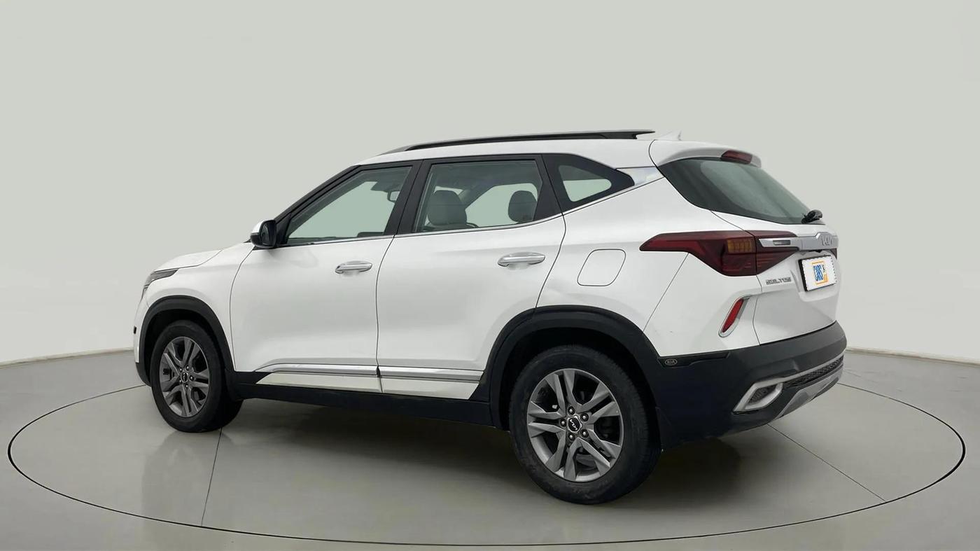 2021 KIA SELTOS HTX IVT 1.5 PETROL, Petrol, Automatic, 99,641 km, Left Back Diagonal