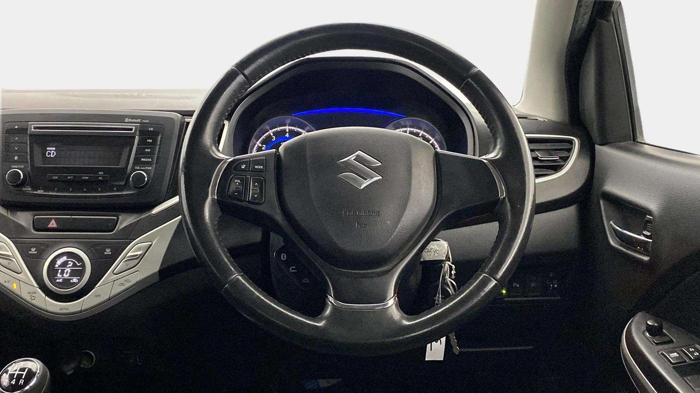 2018 Maruti Baleno DELTA PETROL 1.2, CNG, Manual, 87,034 km, Steering Wheel Close Up