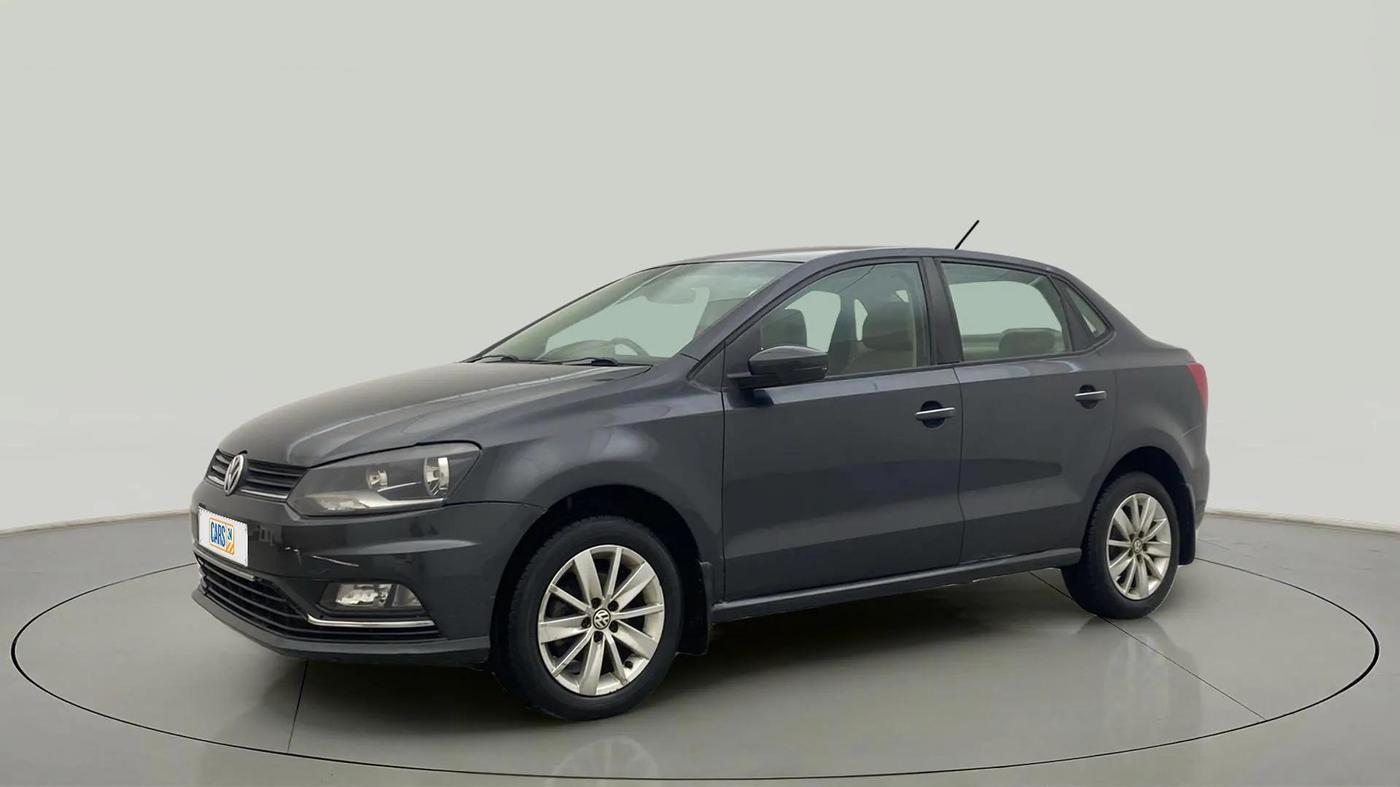 2016 Volkswagen Ameo HIGHLINE1.2L, Petrol, Manual, 1,00,724 km, Left Front Diagonal