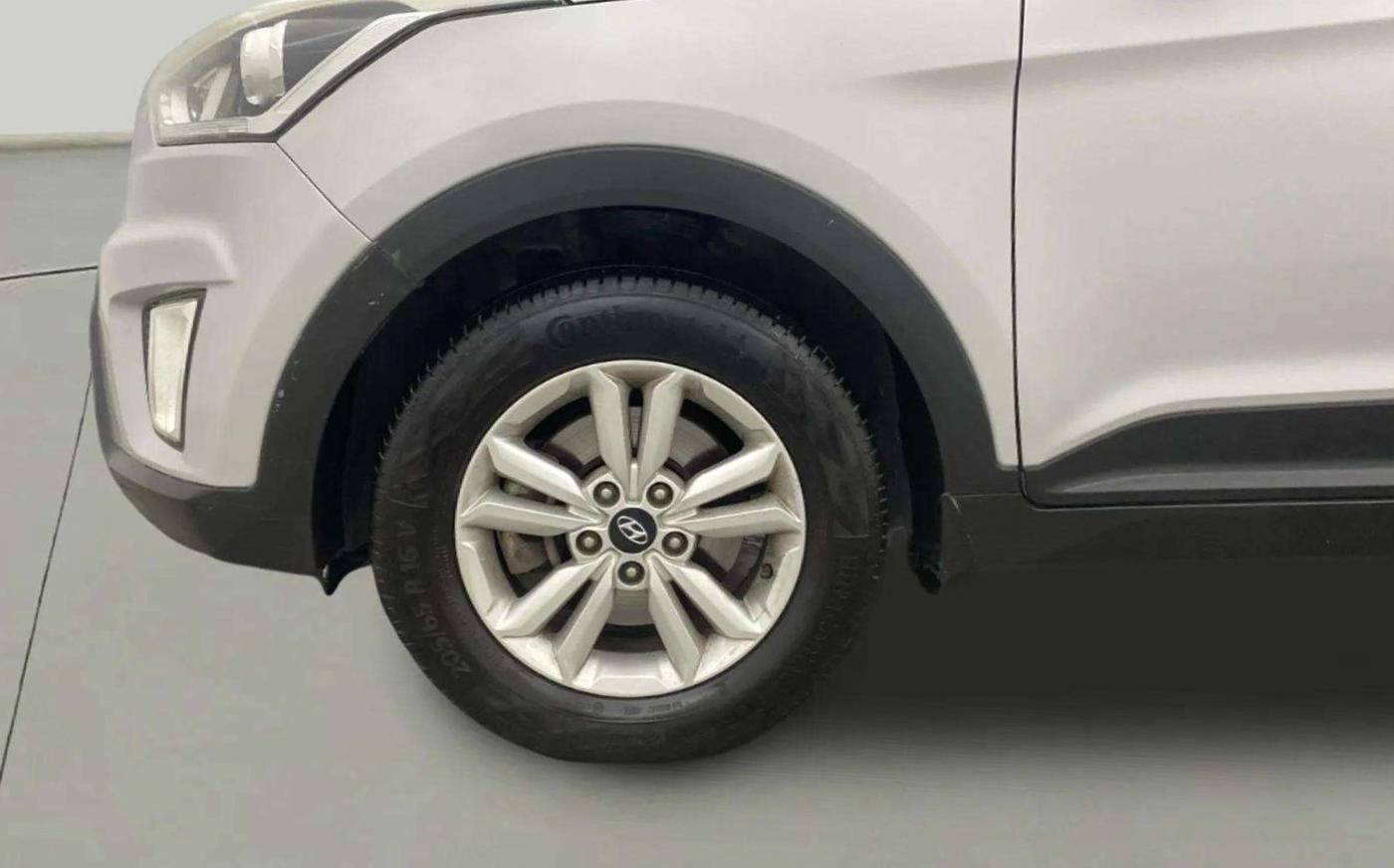 2016 Hyundai Creta SX PLUS 1.6 PETROL, Petrol, Manual, 72,586 km, Left Front Wheel