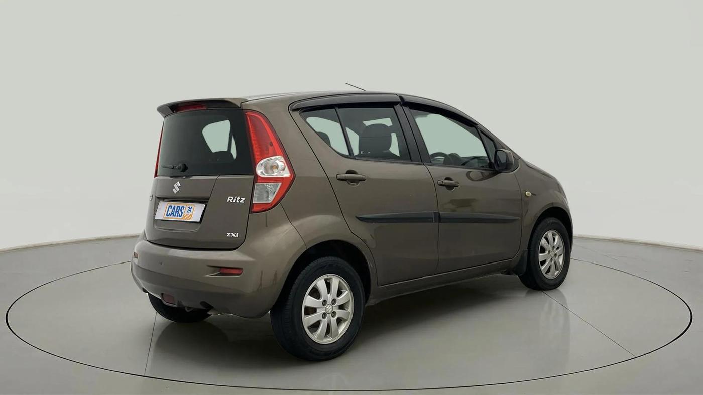 2014 Maruti Ritz ZXI, Petrol, Manual, 84,272 km, Right Back Diagonal