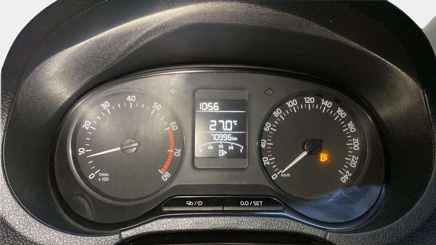 2019 Skoda Rapid 1.6 MPI ACTIVE, Petrol, Manual, 70,989 km, Odometer Image