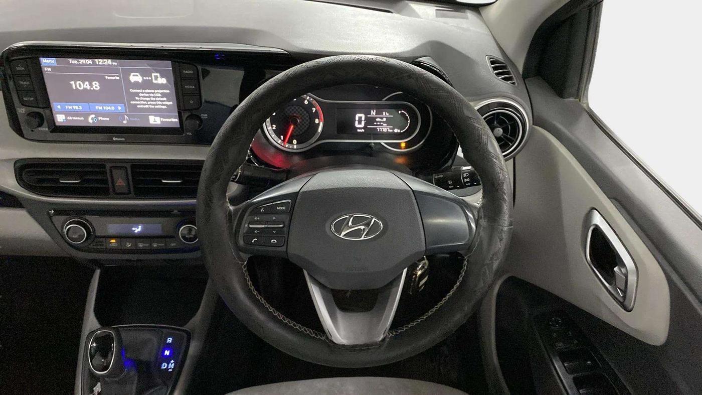 2020 Hyundai GRAND I10 NIOS SPORTZ AMT 1.2 KAPPA VTVT, Petrol, Automatic, 77,865 km, Steering Wheel Close Up