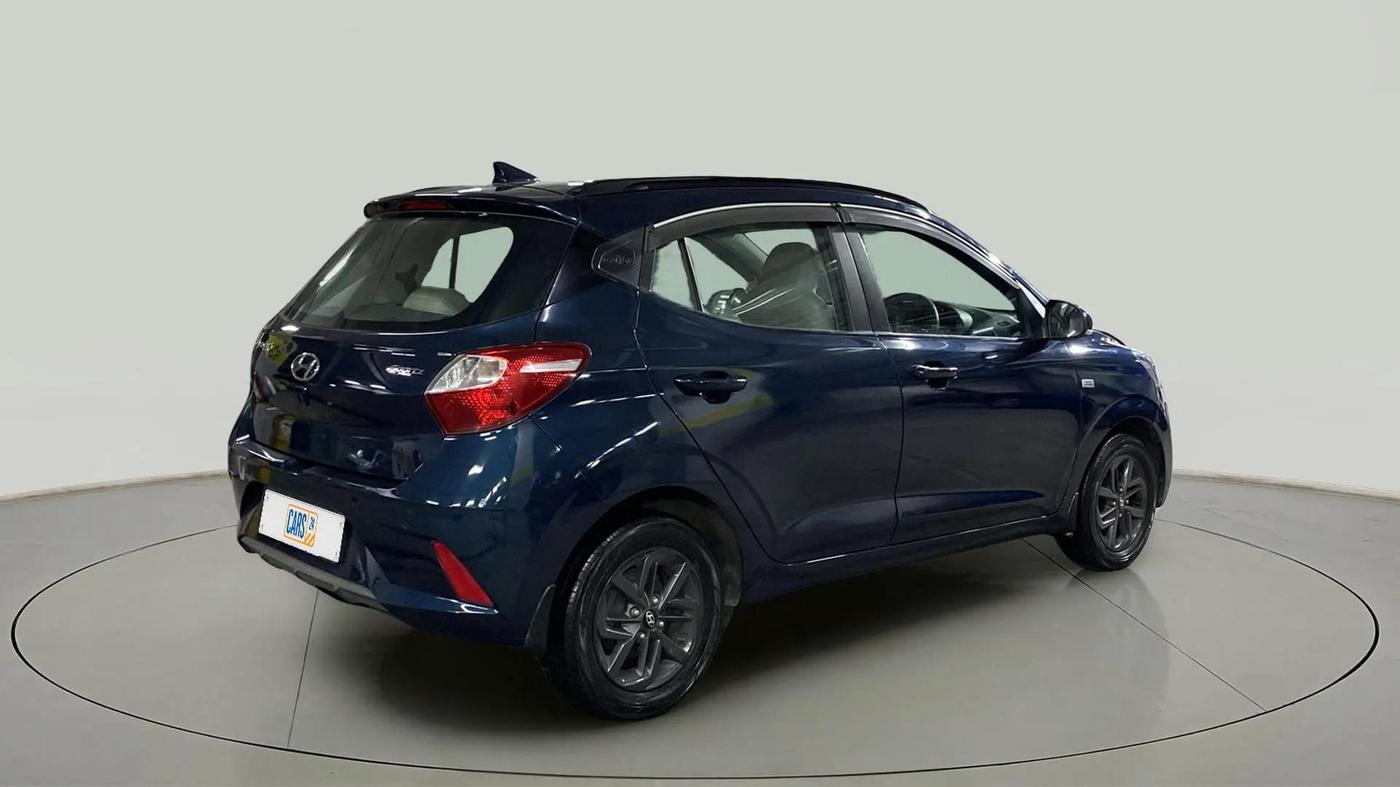 2020 Hyundai GRAND I10 NIOS SPORTZ AMT 1.2 KAPPA VTVT, Petrol, Automatic, 77,865 km, Right Back Diagonal
