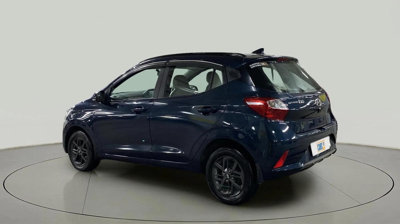 2020 Hyundai GRAND I10 NIOS SPORTZ AMT 1.2 KAPPA VTVT, Petrol, Automatic, 77,865 km, Left Back Diagonal