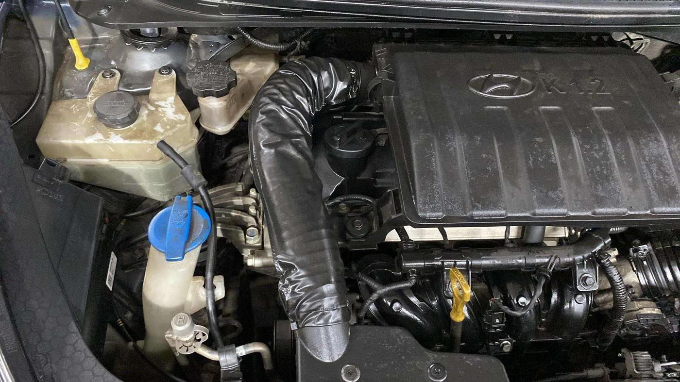 2020 Hyundai GRAND I10 NIOS SPORTZ AMT 1.2 KAPPA VTVT, Petrol, Automatic, 77,865 km, Engine View - Right