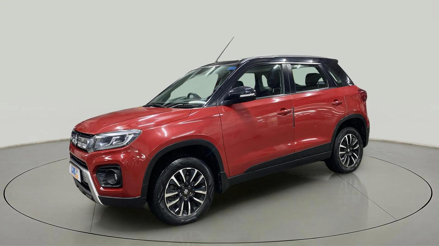 2021 Maruti Vitara Brezza ZXI PLUS AT SHVS, Petrol, Automatic, 9,835 km, Left Front Diagonal