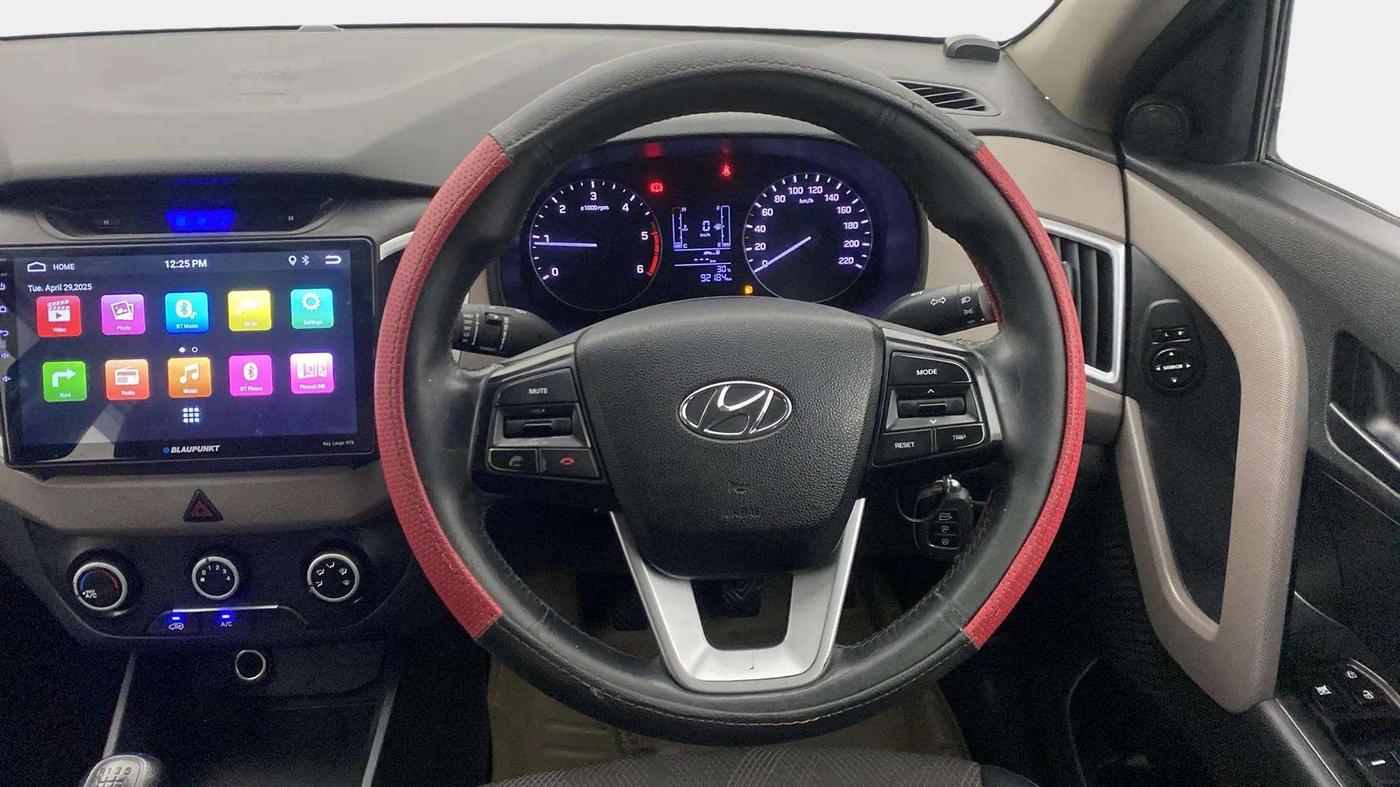 2019 Hyundai Creta E PLUS 1.4 DIESEL, Diesel, Manual, 92,268 km, Steering Wheel Close Up