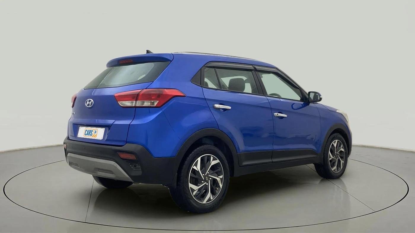 2019 Hyundai Creta E PLUS 1.4 DIESEL, Diesel, Manual, 92,268 km, Right Back Diagonal
