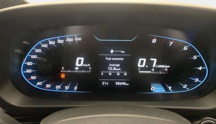 2020 Hyundai NEW I20 ASTA (O) 1.2 MT, Petrol, Manual, 58,610 km, Odometer Image