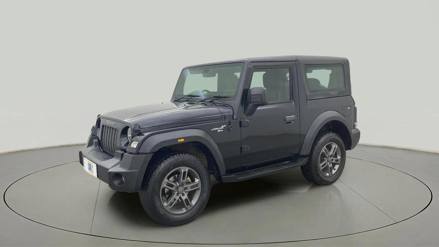 2023 Mahindra Thar LX P 2WD AT HT, Petrol, Automatic, 15,477 km, Left Front Diagonal
