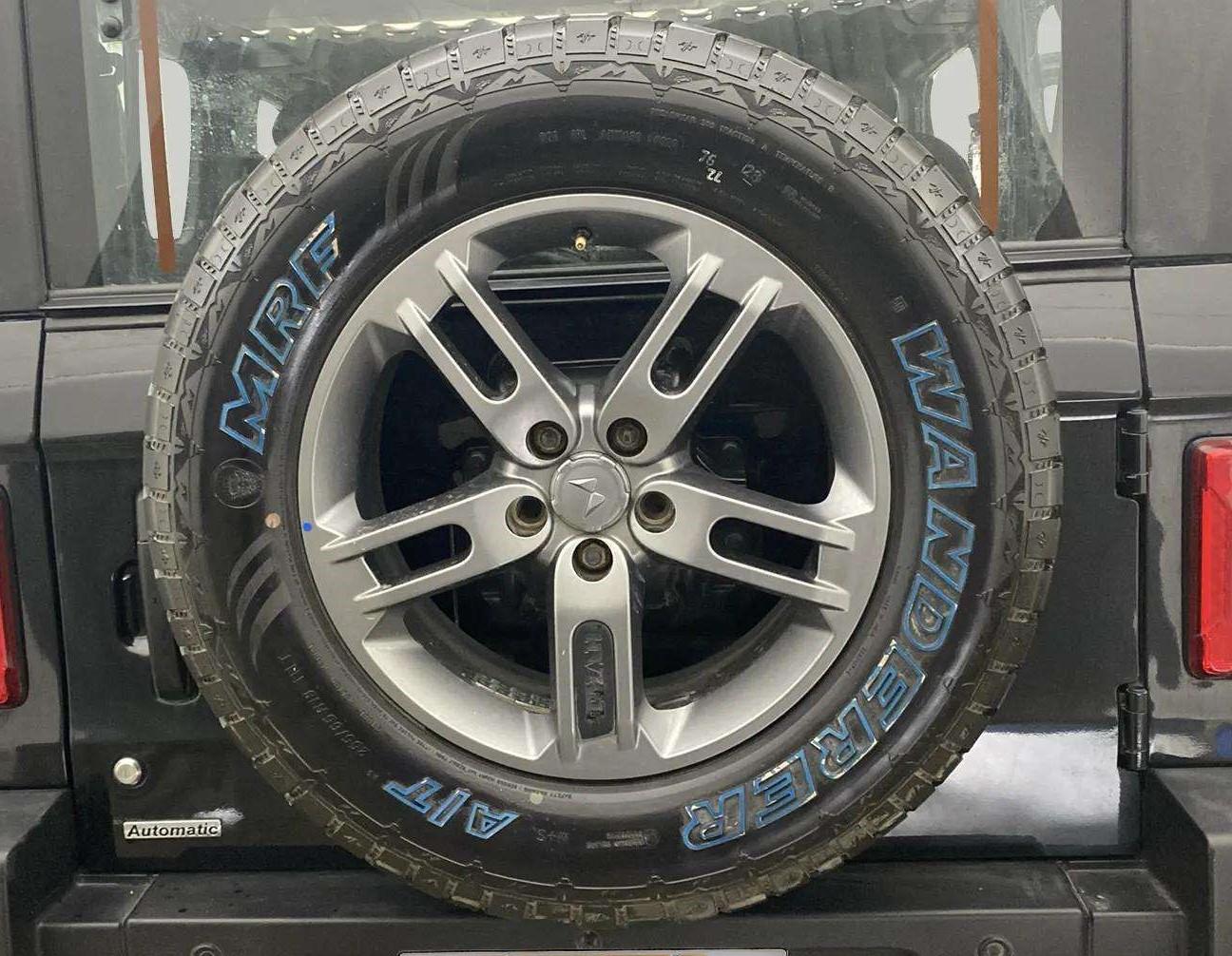 2023 Mahindra Thar LX P 2WD AT HT, Petrol, Automatic, 15,477 km, Spare Tyre