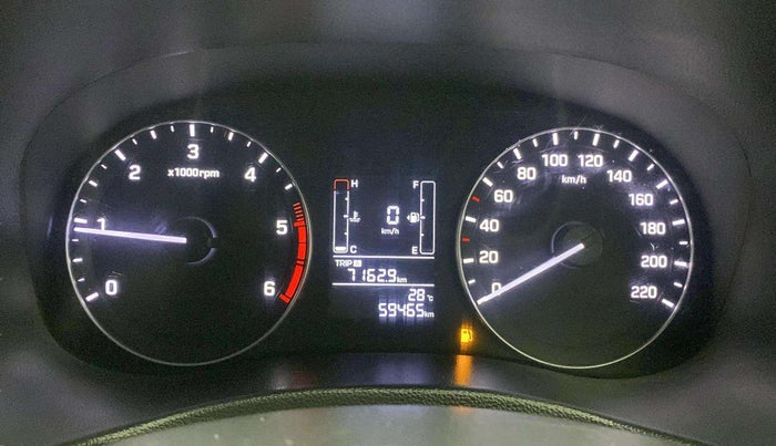 2018 Hyundai Creta SX 1.6 DIESEL, Diesel, Manual, 59,465 km, Odometer Image