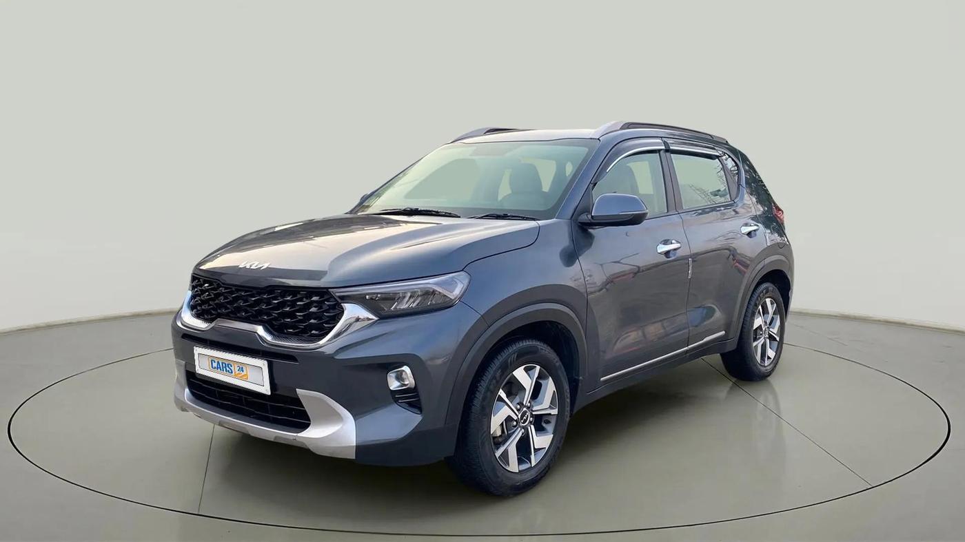 2022 KIA SONET HTX 1.0 IMT, Petrol, Manual, 16,009 km, Left Front Diagonal