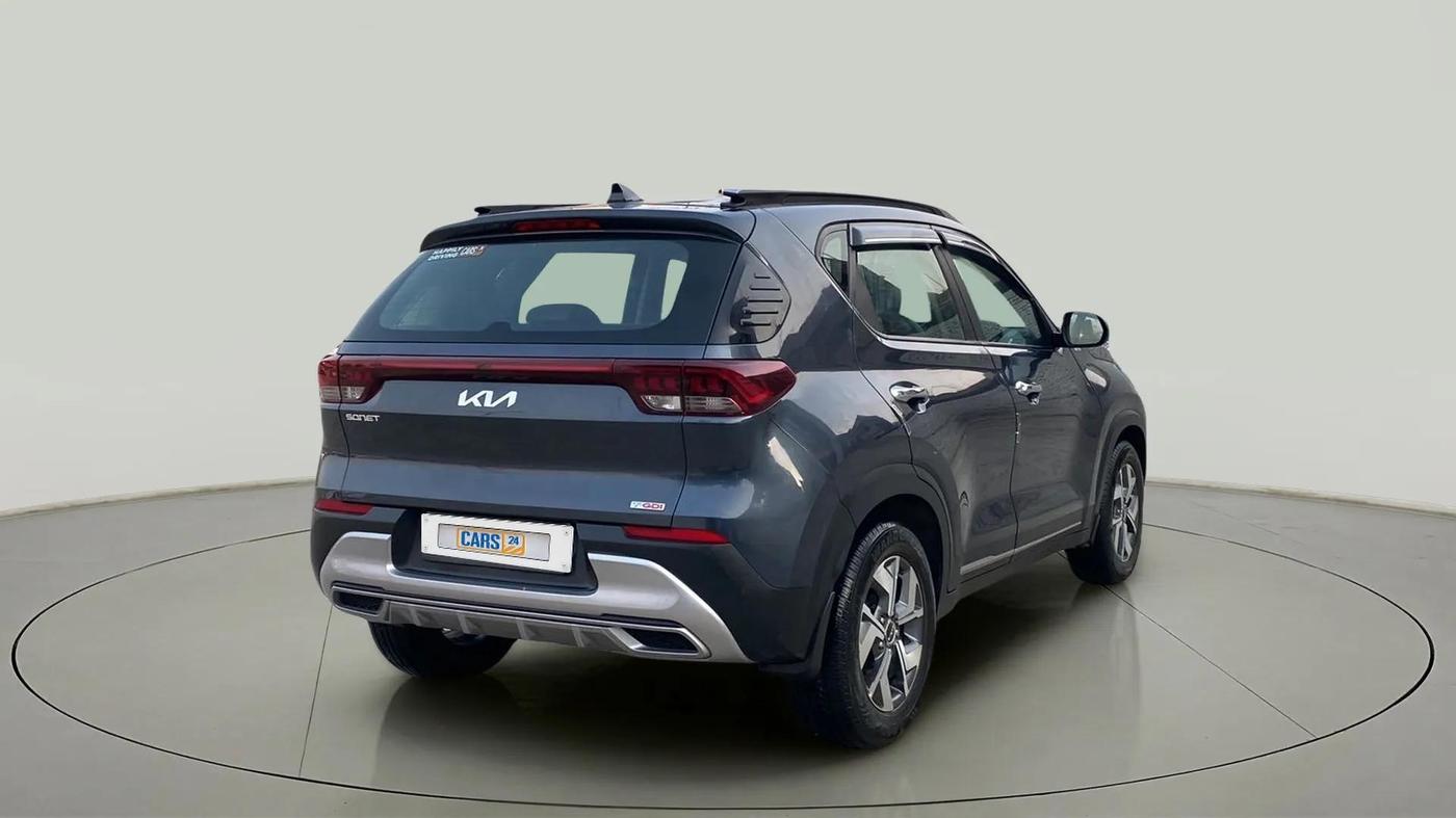 2022 KIA SONET HTX 1.0 IMT, Petrol, Manual, 16,009 km, Right Back Diagonal