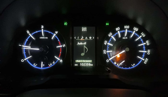 2021 Toyota Innova Crysta 2.4 VX 8 STR, Diesel, Manual, 1,02,341 km, Odometer Image