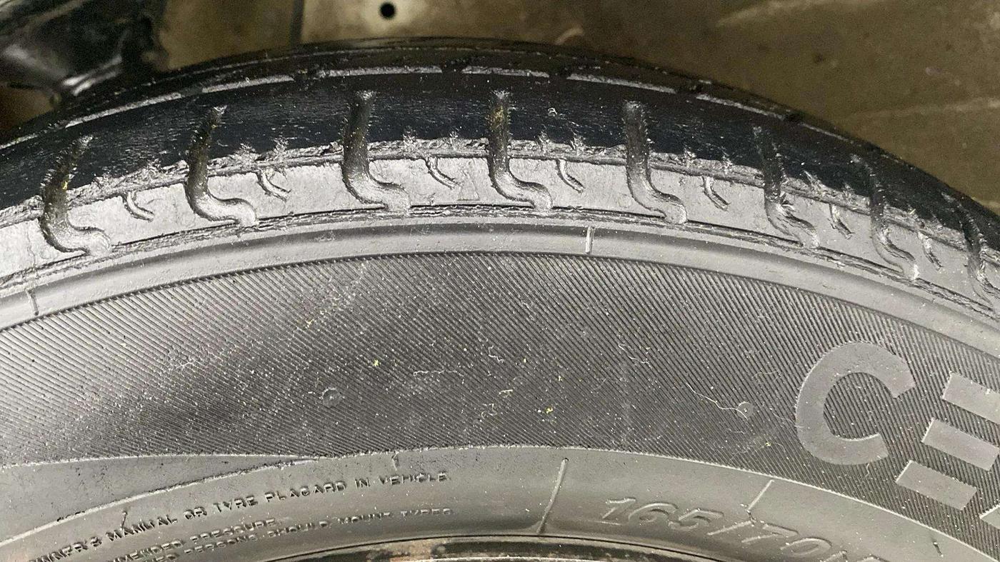 2020 Maruti New Wagon-R VXI 1.2, CNG, Manual, 64,824 km, Left Front Tyre Tread