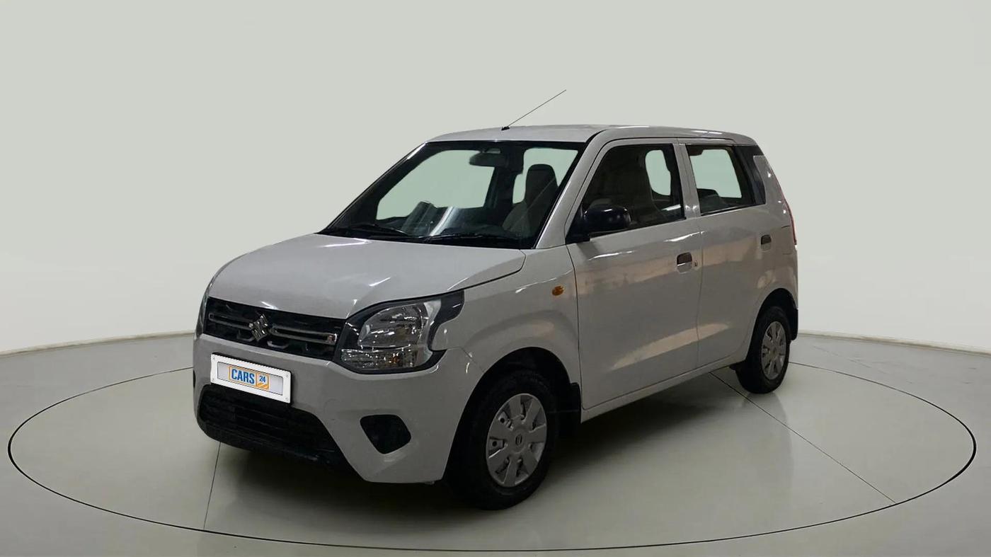 2021 Maruti New Wagon-R LXI CNG (O) 1.0, CNG, Manual, 27,444 km, Left Front Diagonal