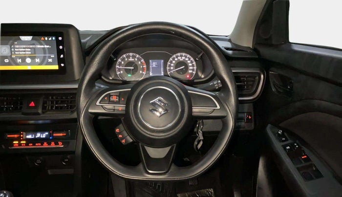 2024 Maruti BREZZA VXI, Petrol, Manual, 14,910 km, Steering Wheel Close Up