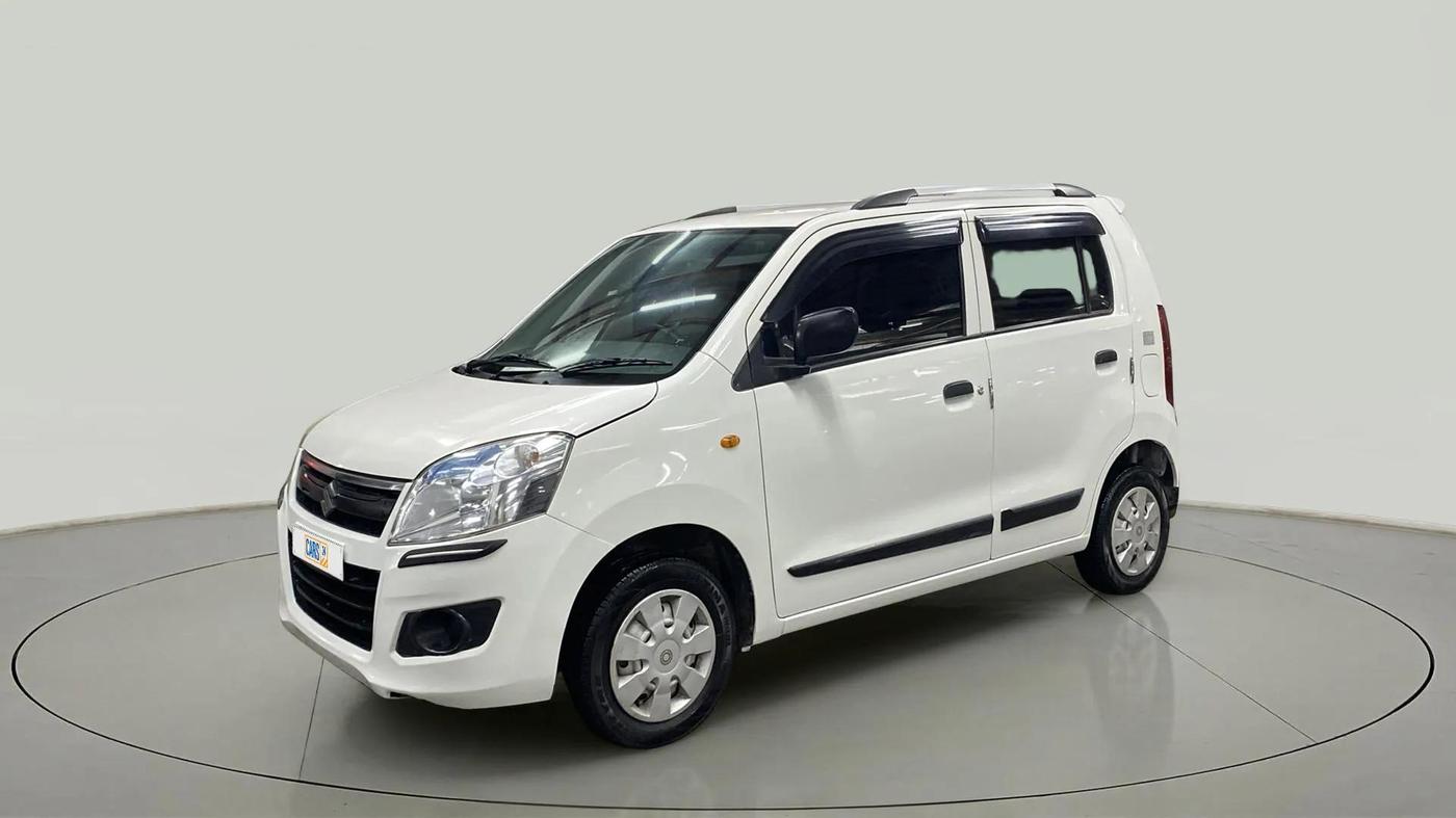 2017 Maruti Wagon R 1.0 LXI CNG, CNG, Manual, 46,724 km, Left Front Diagonal