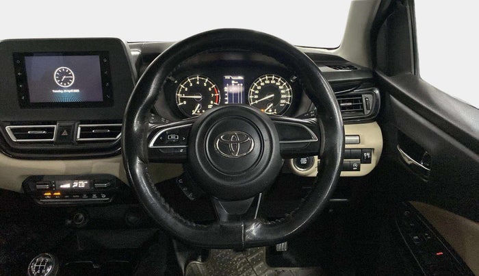2022 Toyota Glanza G, Petrol, Manual, 25,225 km, Steering Wheel Close Up