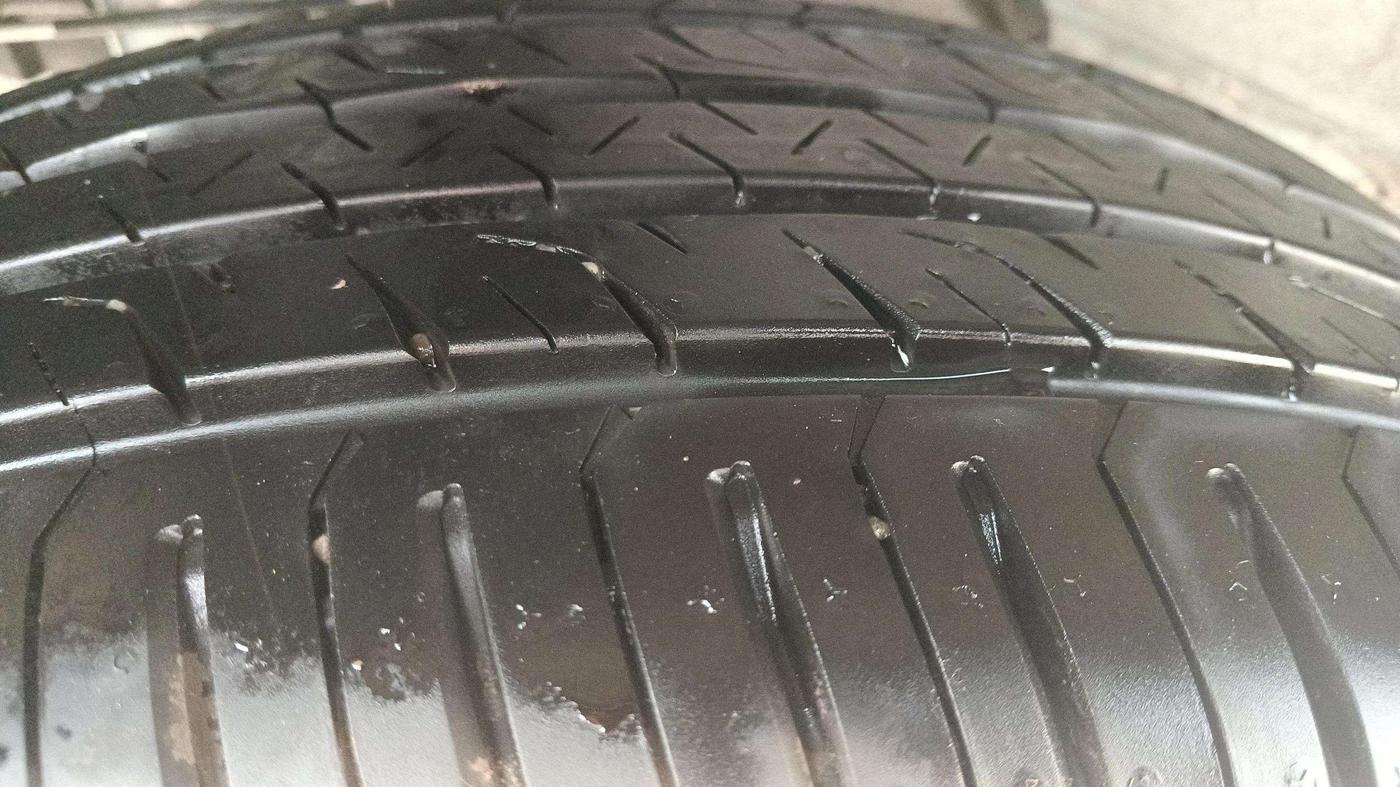 2024 Tata Curvv Pure Plus 1.2 Petrol 6MT, Petrol, Manual, 2,768 km, Right Rear Tyre Tread