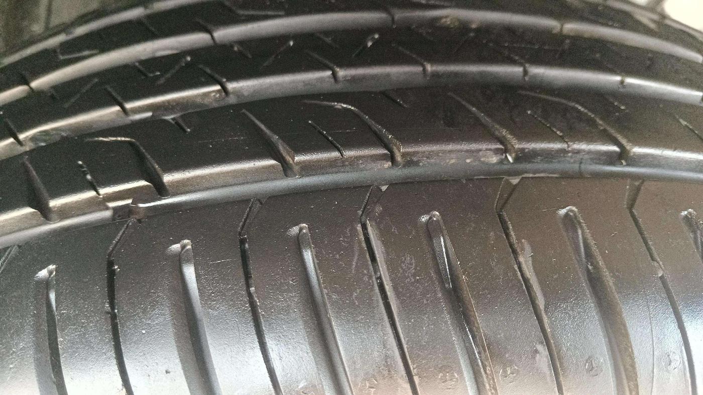 2024 Tata Curvv Pure Plus 1.2 Petrol 6MT, Petrol, Manual, 2,768 km, Left Front Tyre Tread