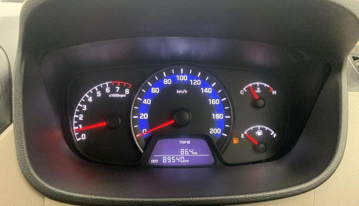 2014 Hyundai Xcent BASE 1.2, Petrol, Manual, 89,426 km, Odometer Image