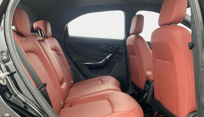 2023 Tata NEXON XZA PLUS LUX SUNROOF RED DARK PETROL, Petrol, Automatic, 20,383 km, Right Side Rear Door Cabin