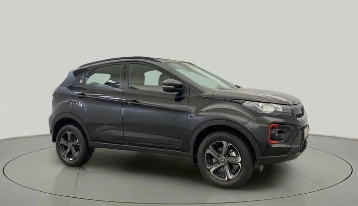 2023 Tata NEXON XZA PLUS LUX SUNROOF RED DARK PETROL, Petrol, Automatic, 20,383 km, Right Front Diagonal