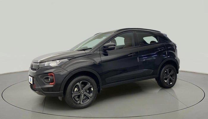 2023 Tata NEXON XZA PLUS LUX SUNROOF RED DARK PETROL, Petrol, Automatic, 20,383 km, Left Front Diagonal