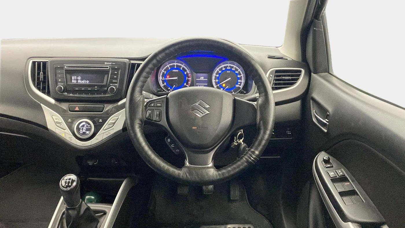2017 Maruti Baleno DELTA PETROL 1.2, Petrol, Manual, 24,881 km, Steering Wheel Close Up
