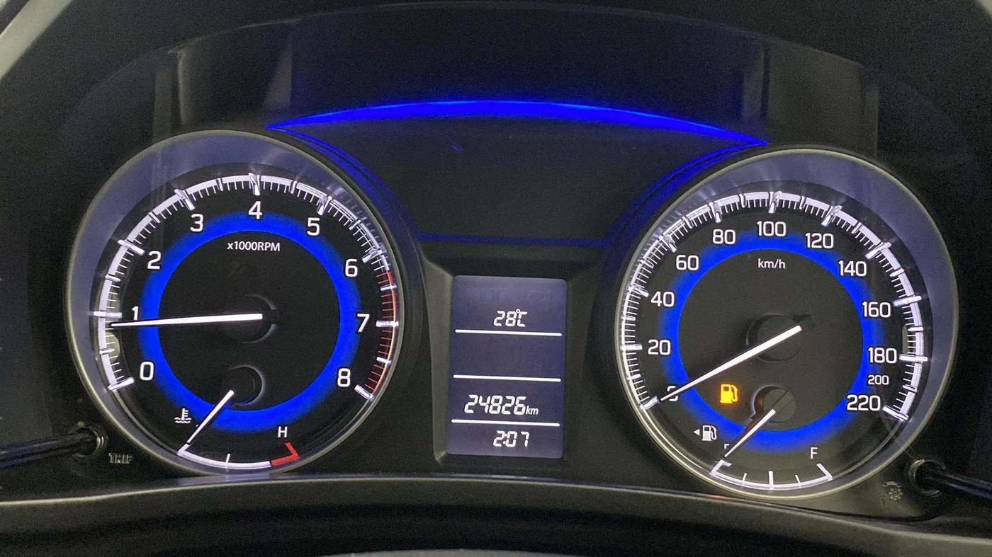 2017 Maruti Baleno DELTA PETROL 1.2, Petrol, Manual, 24,881 km, Odometer Image