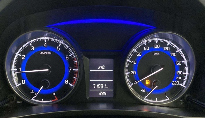 2017 Maruti Baleno DELTA PETROL 1.2, Petrol, Manual, 71,076 km, Odometer Image