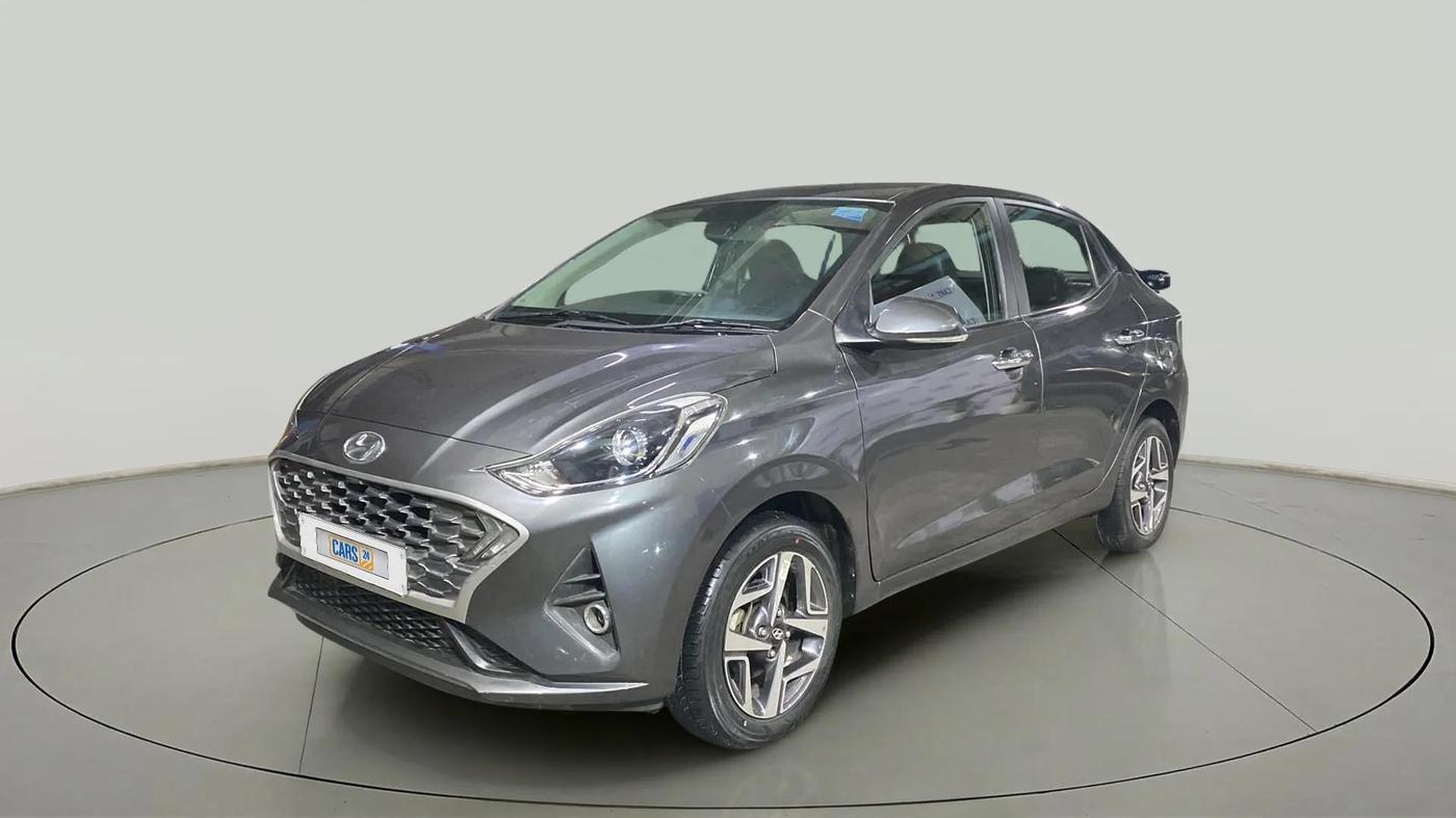 2022 Hyundai AURA SX PLUS 1.2 AMT, Petrol, Automatic, 21,938 km, Left Front Diagonal