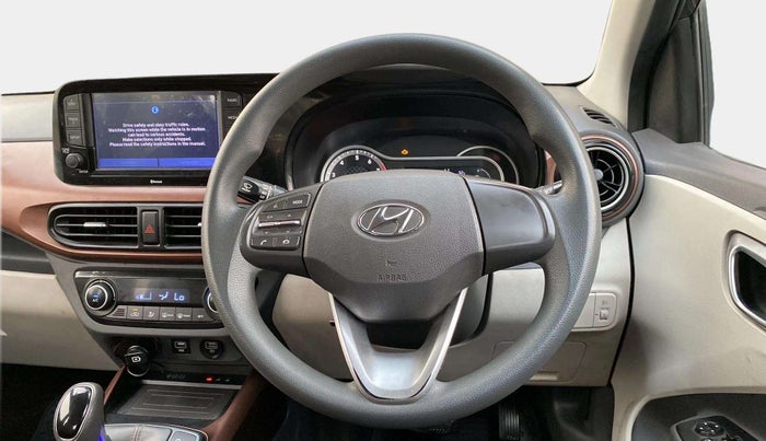 2022 Hyundai AURA SX PLUS 1.2 AMT, Petrol, Automatic, 21,938 km, Steering Wheel Close Up