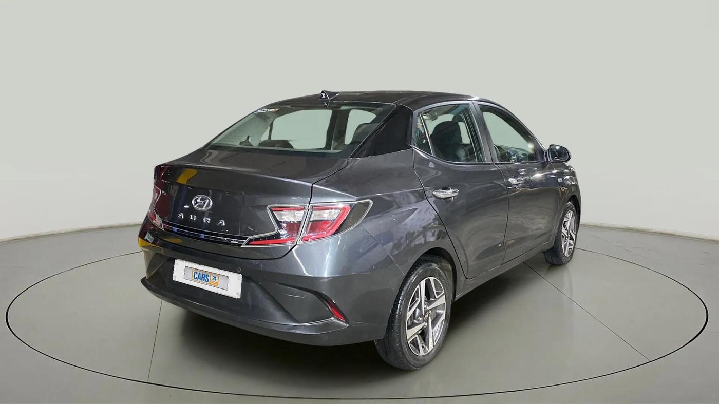 2022 Hyundai AURA SX PLUS 1.2 AMT, Petrol, Automatic, 21,938 km, Right Back Diagonal