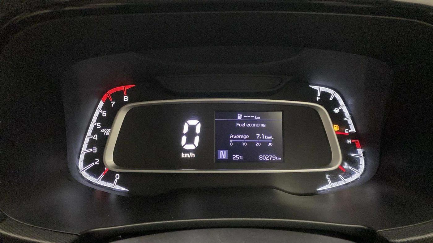 2021 KIA SONET HTK PLUS 1.0 IMT, Petrol, Manual, 80,233 km, Odometer Image