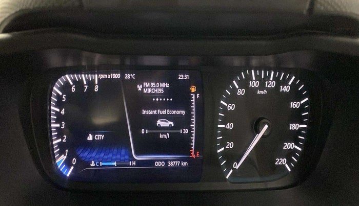 2020 Tata ALTROZ XZ PETROL, Petrol, Manual, 38,739 km, Odometer Image